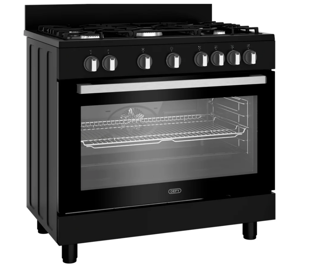 Defy DGS90GEB 90cm Gas Electric Range Cooker Black