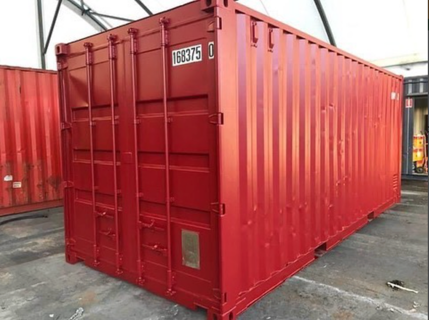 20FT SHIPPING CONTAINER WITH SHELVES
