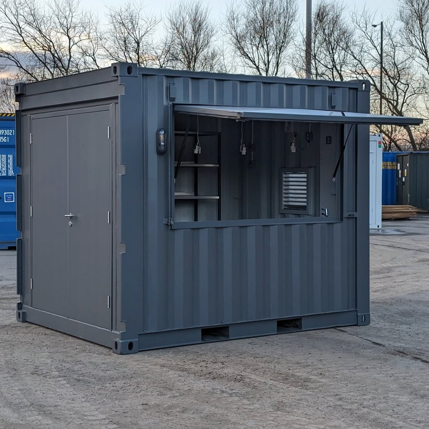 3M/10FT Shipping Container Kiosk
