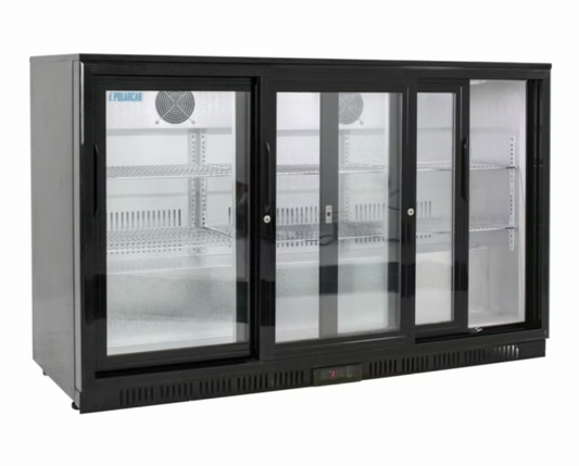 3 Sliding Doors Under Counter Fridge3 Sliding Doors Bar Fridge