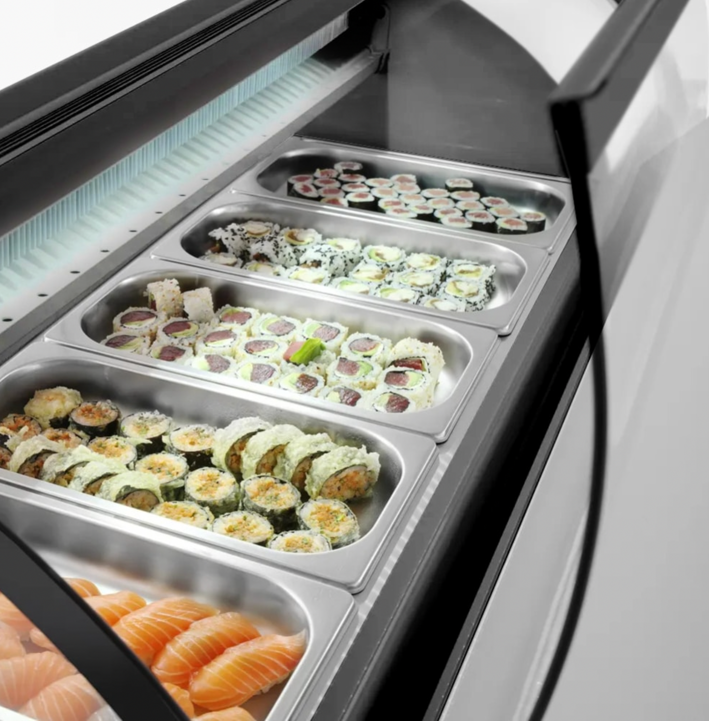 7 Division Sushi Display Fridge