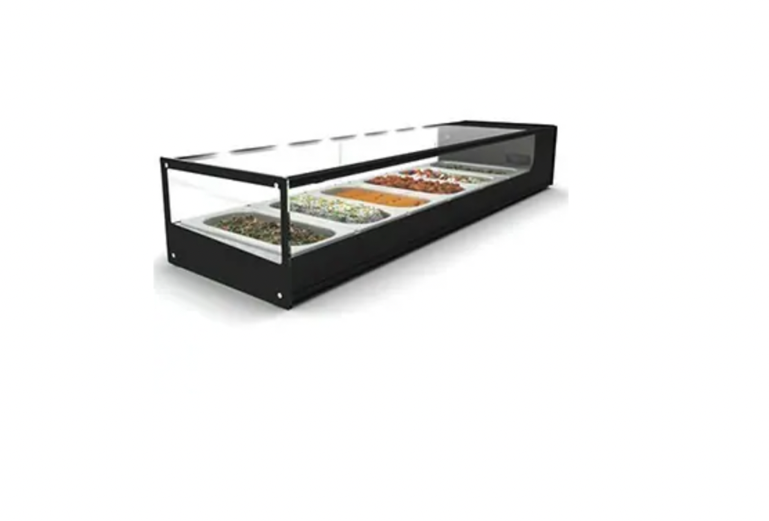 COLD FOOD BAR – SALVADORE 6 INSERT – BLACK SQUARE