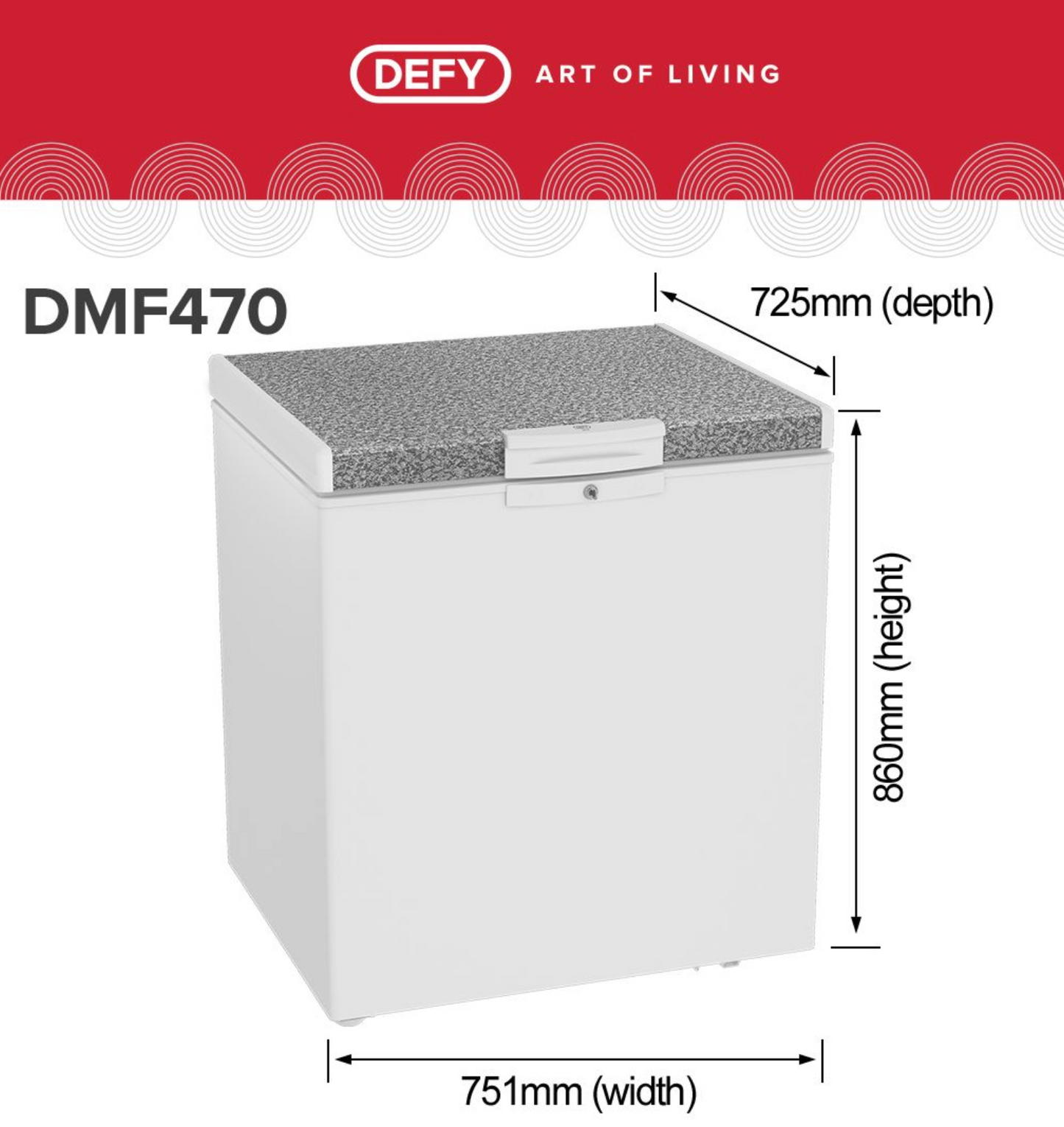 Defy 195L Multimode Chest Freezer with Chill-In Technology - White