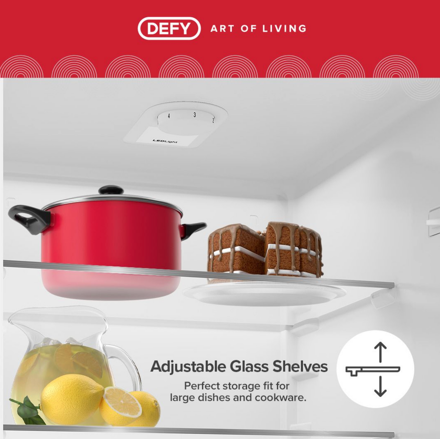 Defy 348L Bottom Mount freezer Fridge with Water Dispenser DAC645