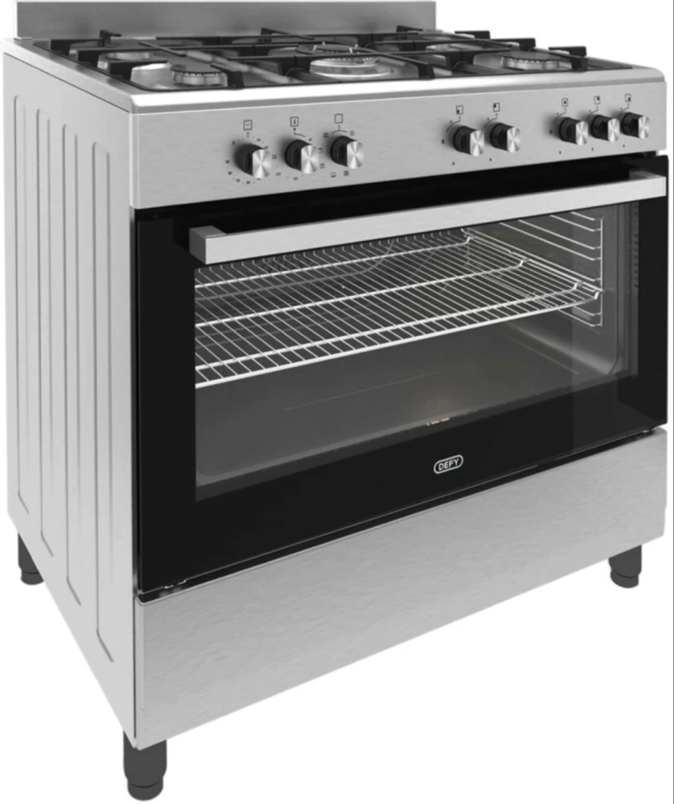 Defy DGS904 Stainless Steel Manual Gas Stove with Oven  (5 Burners)