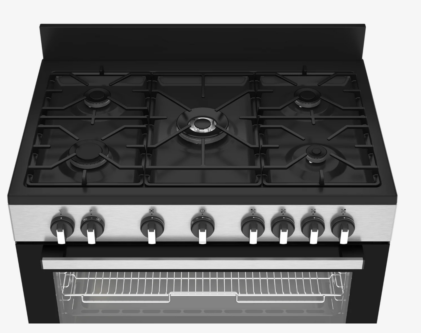 Defy Freestanding Gas/Electric Stove DGS90GEBI