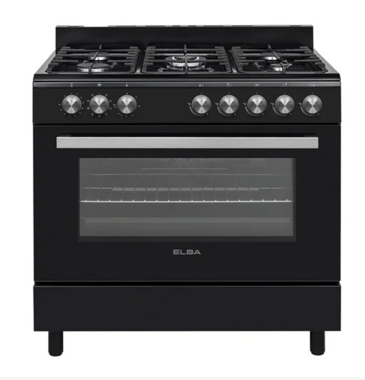 Elba 90CM Gas/Electric Freestanding Stove Black 04/96CL827B