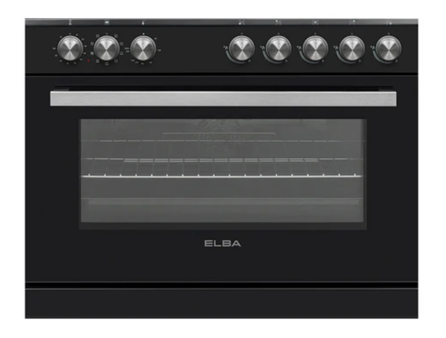 Elba 90CM Gas/Electric Freestanding Stove Black 04/96CL827B