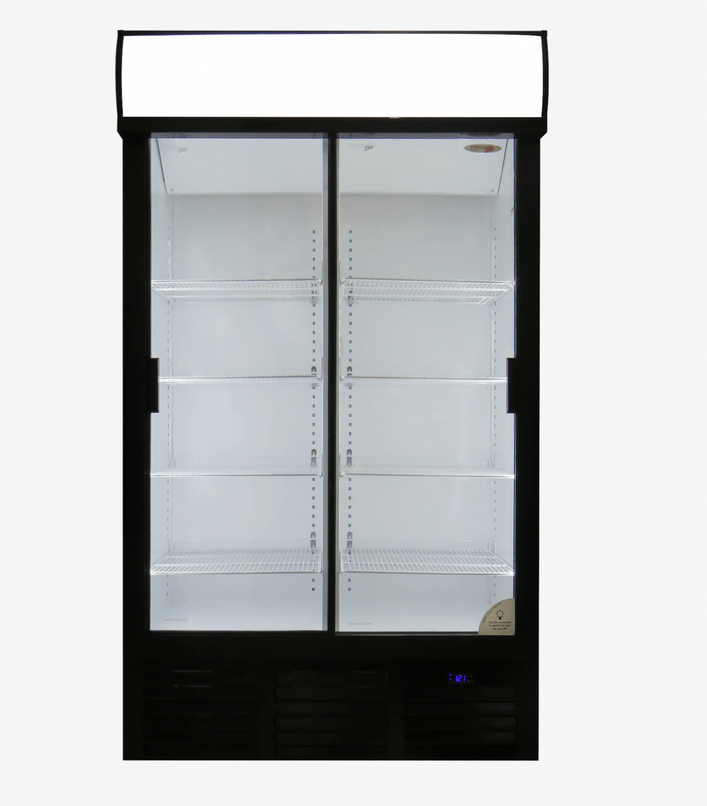 Fridgestar 663L 2 Sliding Door Display Fridge ES1140SL