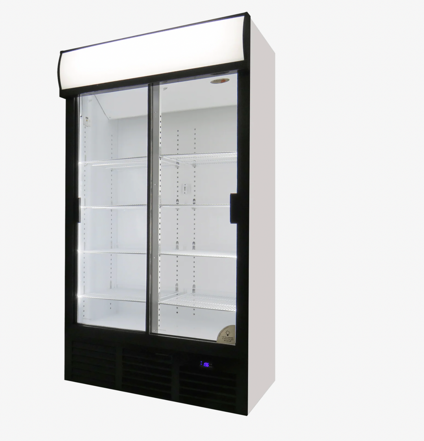 Fridgestar 663L 2 Sliding Door Display Fridge ES1140SL