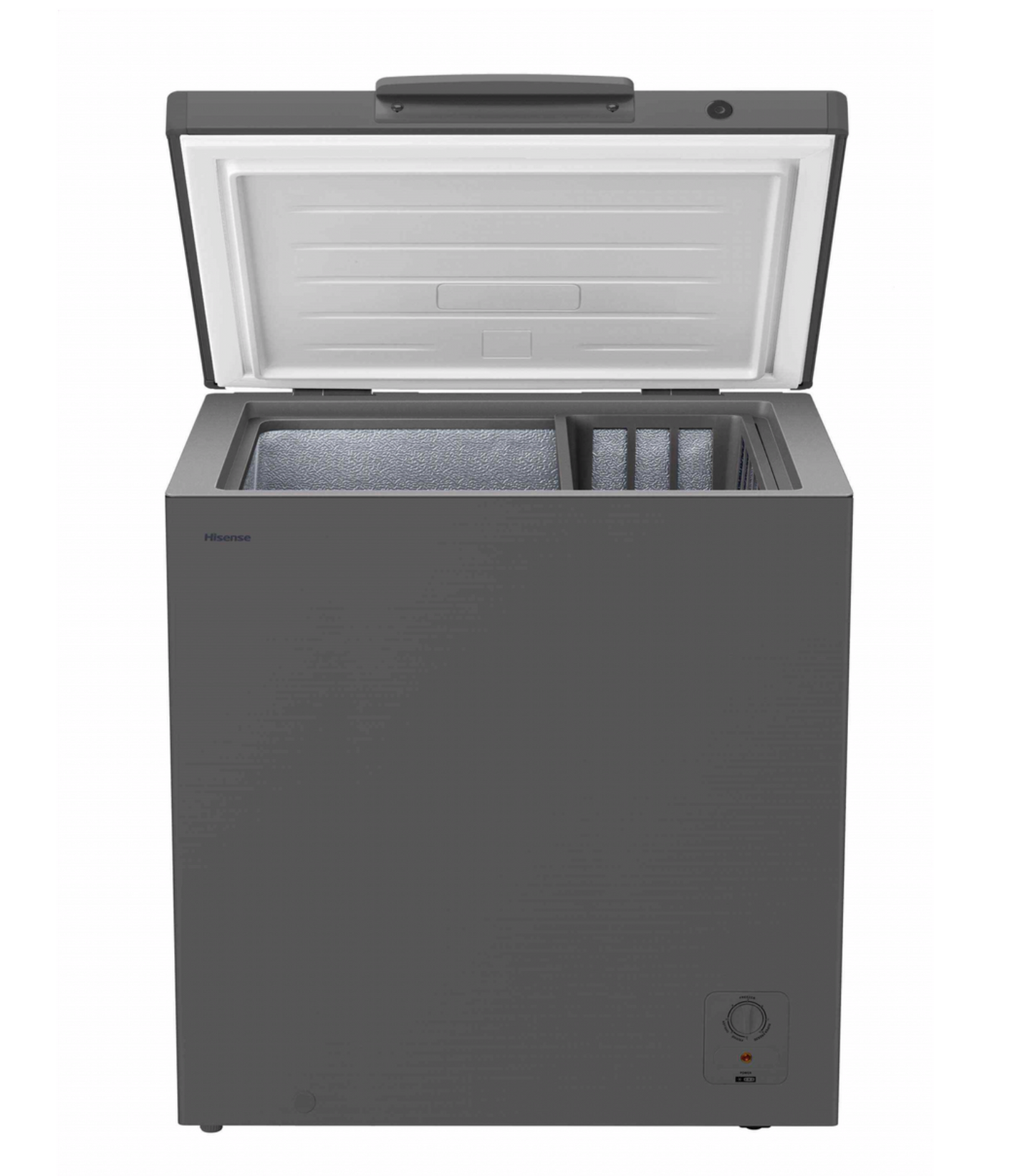 Hisense 198L Chest Freezer with Seamless Frame and Boundless Door - Grey