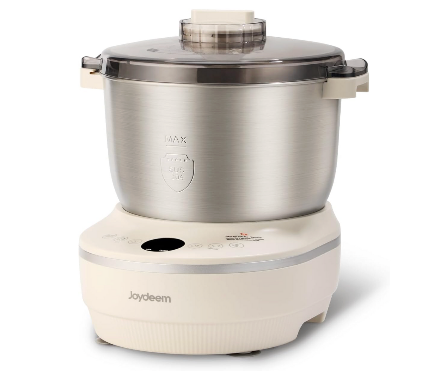 Joydeem Electric Dough Maker with Ferment Function, 7Qt Dough Mixer Machine, Perfect for Bread Pizza Roti Dumpling Dough & Sourdough, HMJ-A701