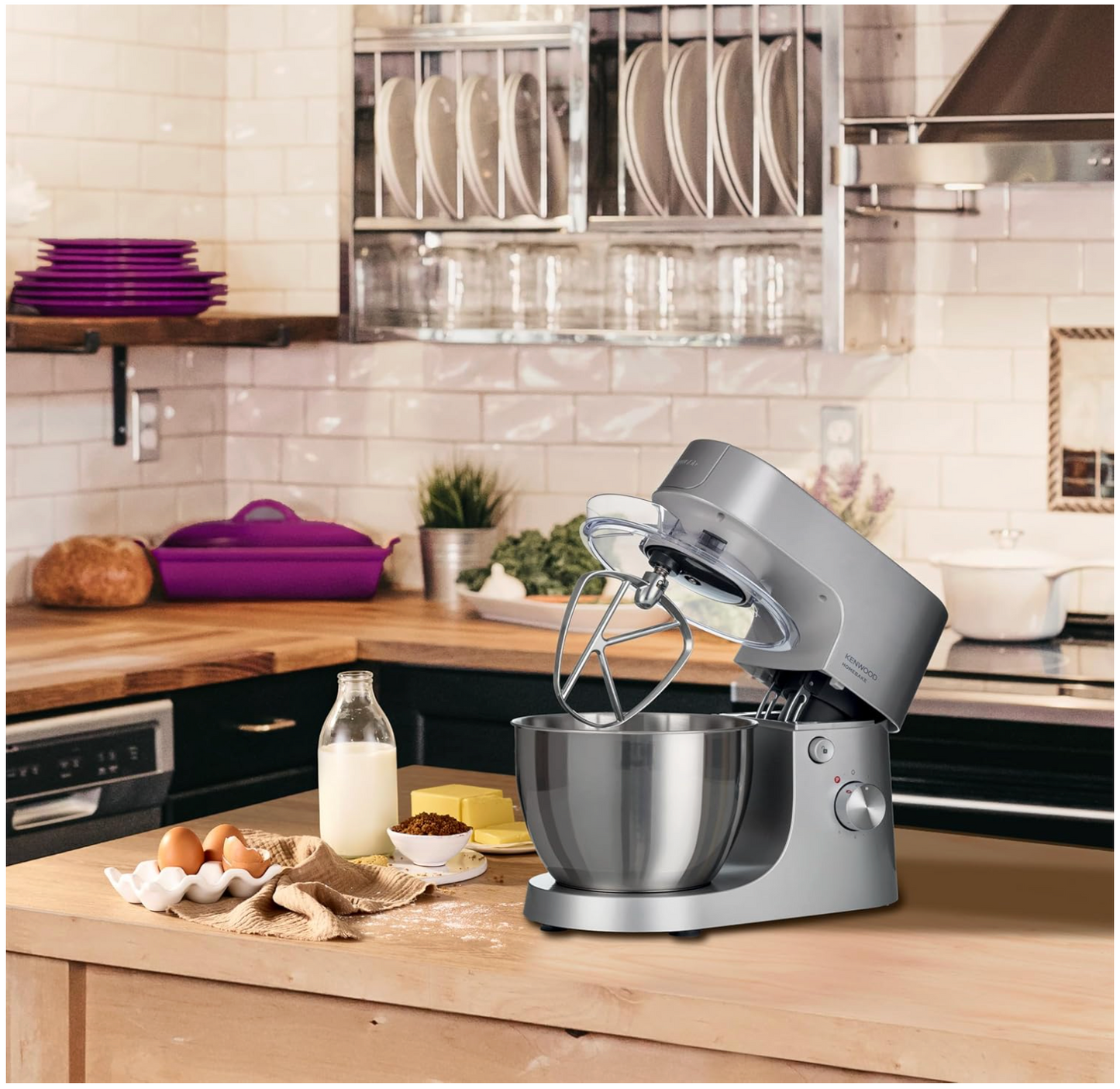 Kenwood HomeBake Stand Mixer - Silver KHH01.000SI