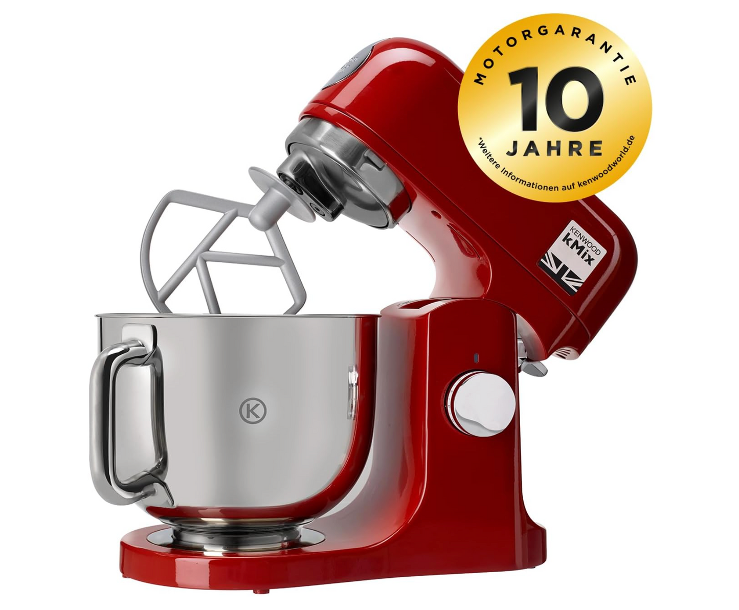 Kenwood KMX750AR Promo Range Full Colour KM Stand Mixer, Red