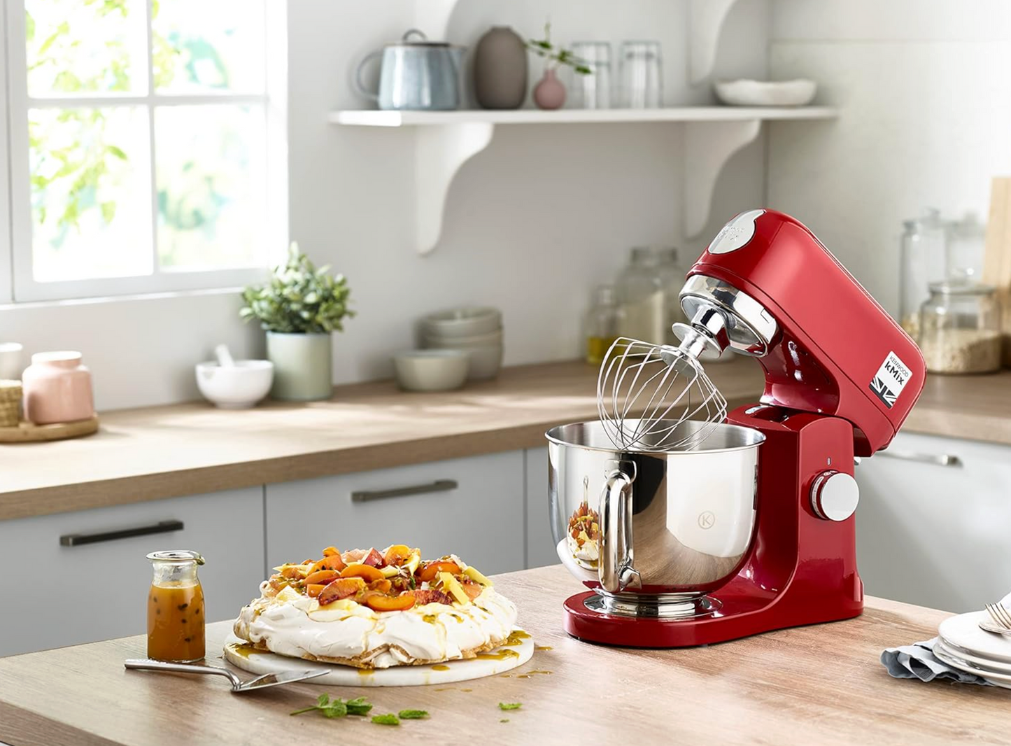 Kenwood KMX750AR Promo Range Full Colour KM Stand Mixer, Red