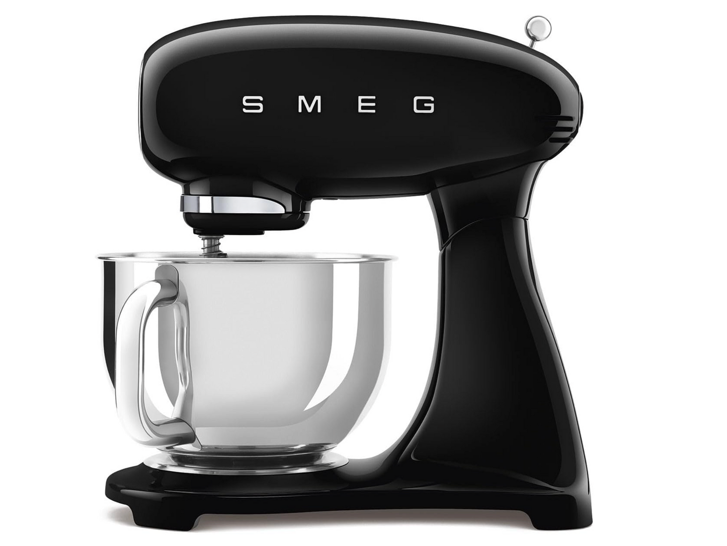 Smeg 4.8L Black Retro Stand Mixer SMF03BLEU